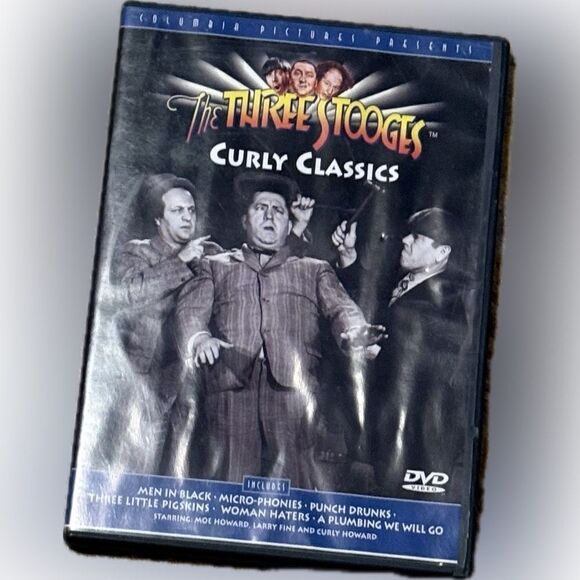 The Three Stooges curly Classics DVD good condition - Picture 1 of 2